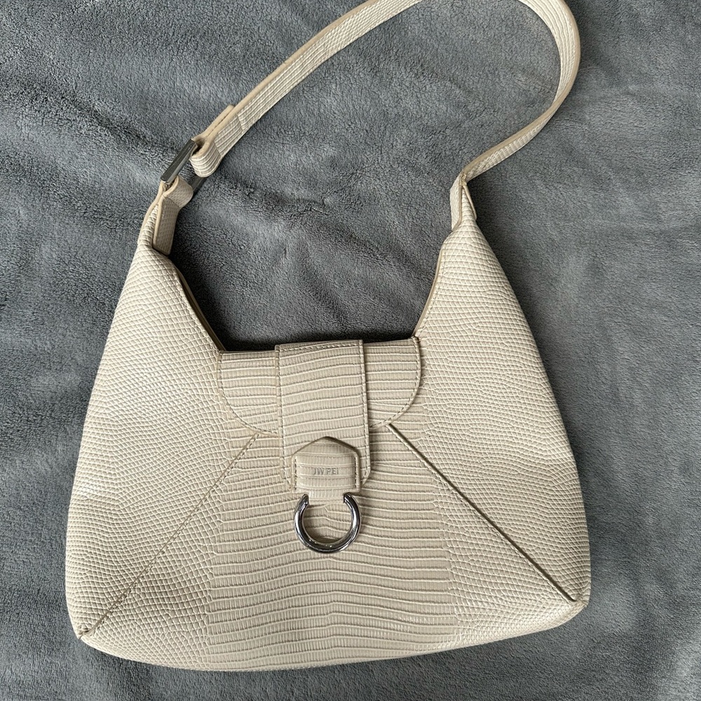 JW PEI Cream Shoulder Bag